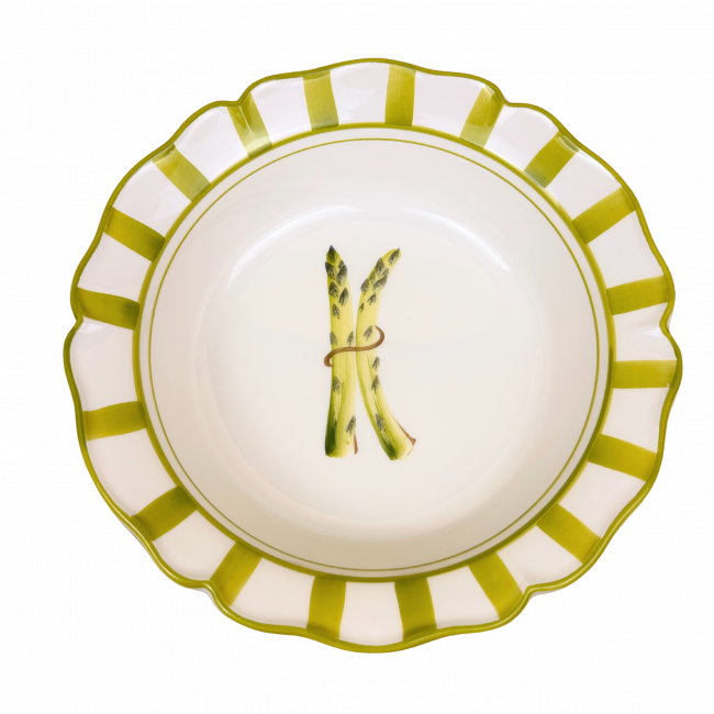 Asparagi a Righe diepe schaal