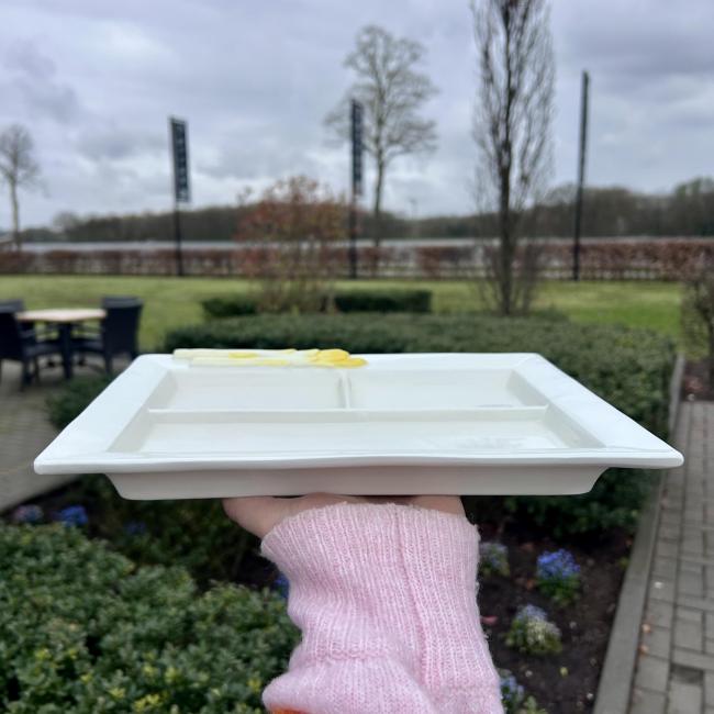 3 Vaks Aspergebord Geel