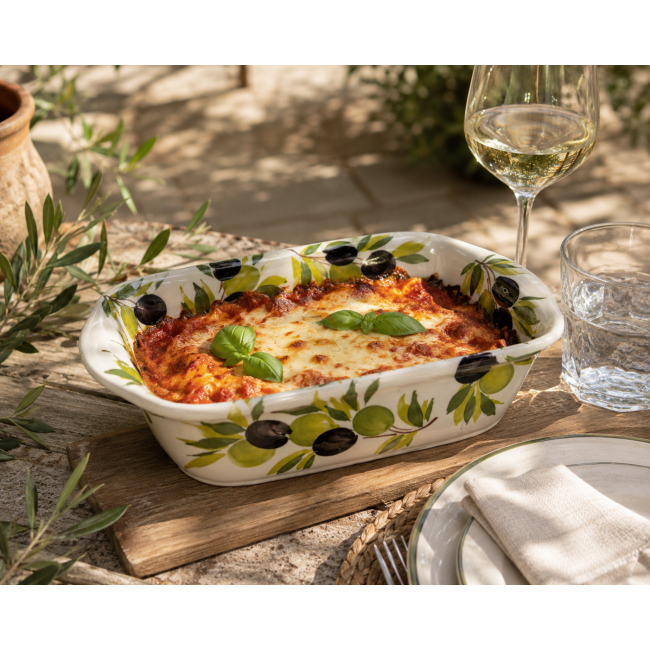 Lasagneschaal Olijf