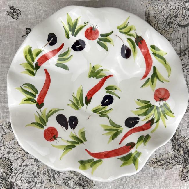 Golvende schaal Peper Olijf