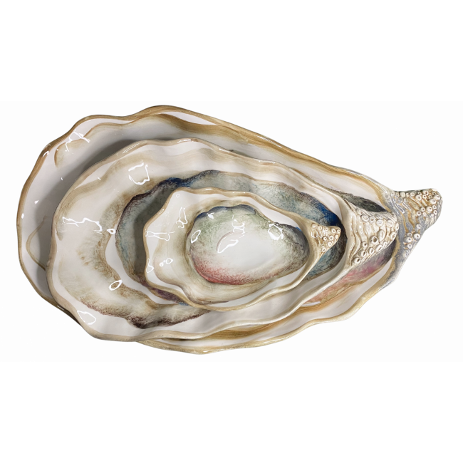 Ostrica - Naturel Oesterschaal medium