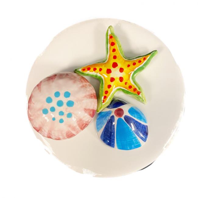 Conchiglia pot met deksel M