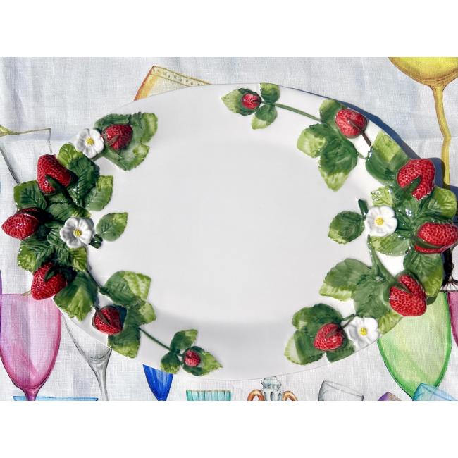 Aardbeienschaal ovaal XL