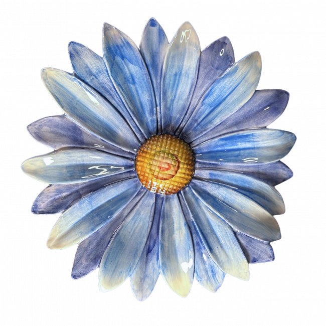 Fiori Schaal Blauw L 34CM