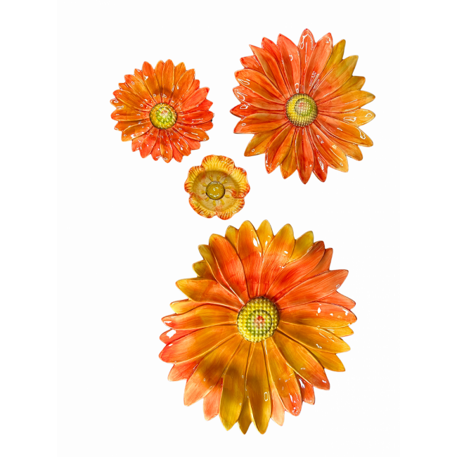 Fiori Schaal Rood M 22CM