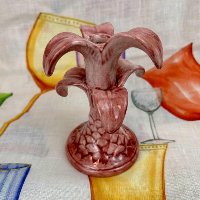 Palmboom kaarshouder Roze