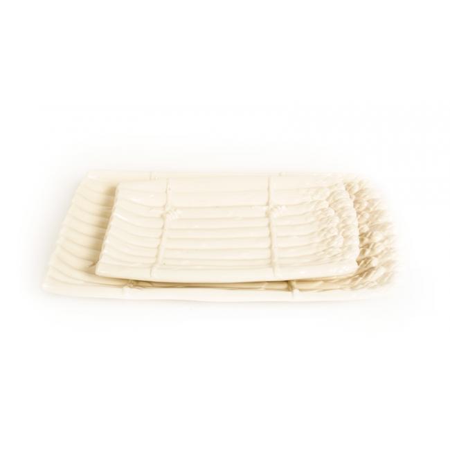 Aspergeschaal groot Wit