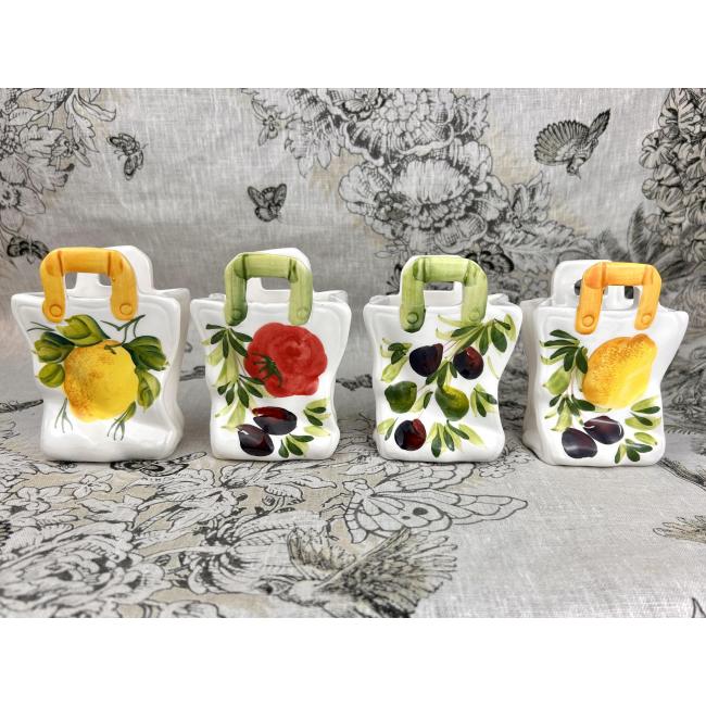 Mini tasje Citroen Olijf