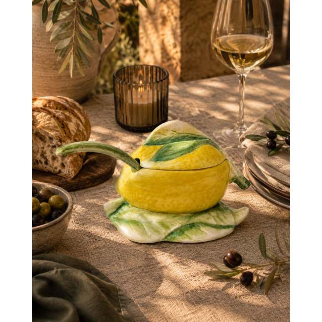 Limone Sauspot met Lepel