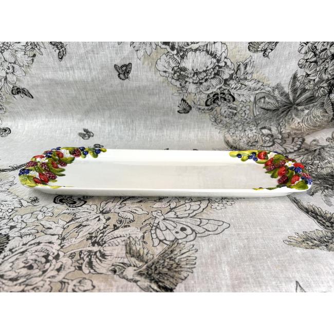 Bosvruchten cakeschaal