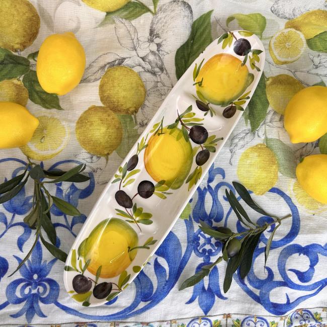 Antipasti 3-vaks Citroen Olijf