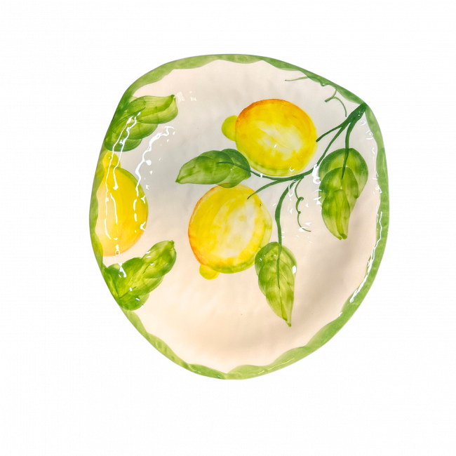 Turijn Bord M Citroen met reliëf