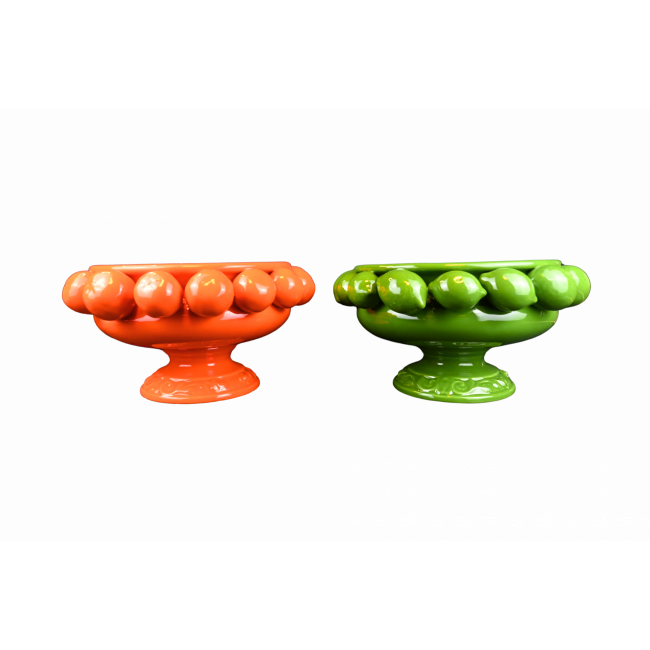 Limoen Fruitschaal/Wijnkoeler op voet