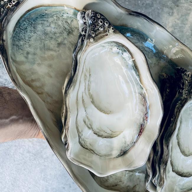 Ostrica - Naturel Oesterschaal groot