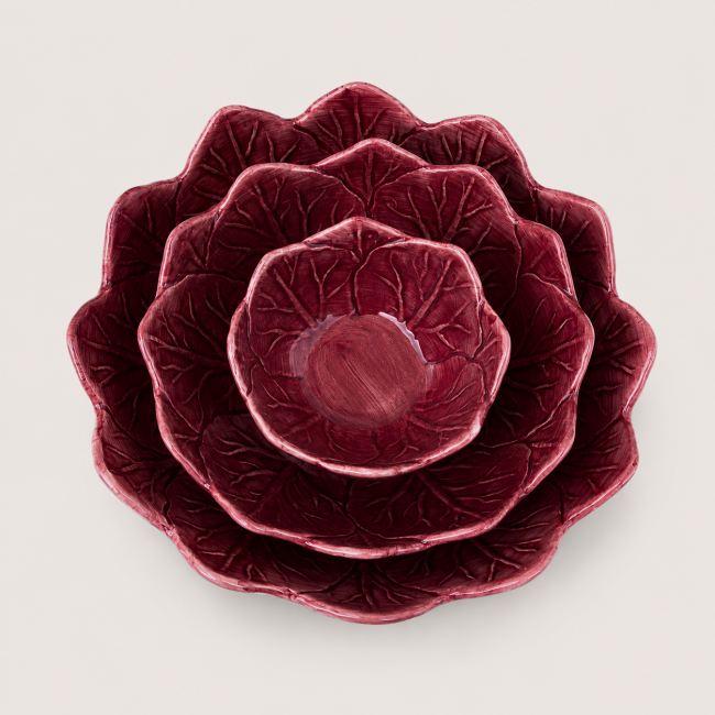 Rimini - Slablad medium Burgundy