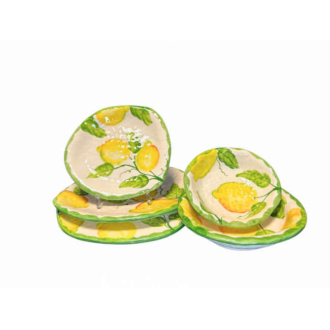 Turijn Taartschaal / Onderbord Citroen met reliëf