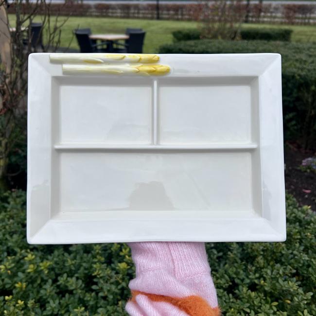 3 Vaks Aspergebord Geel