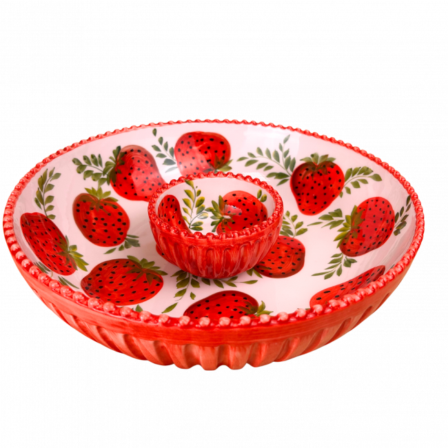 Aardbeienschaaltje 12x12