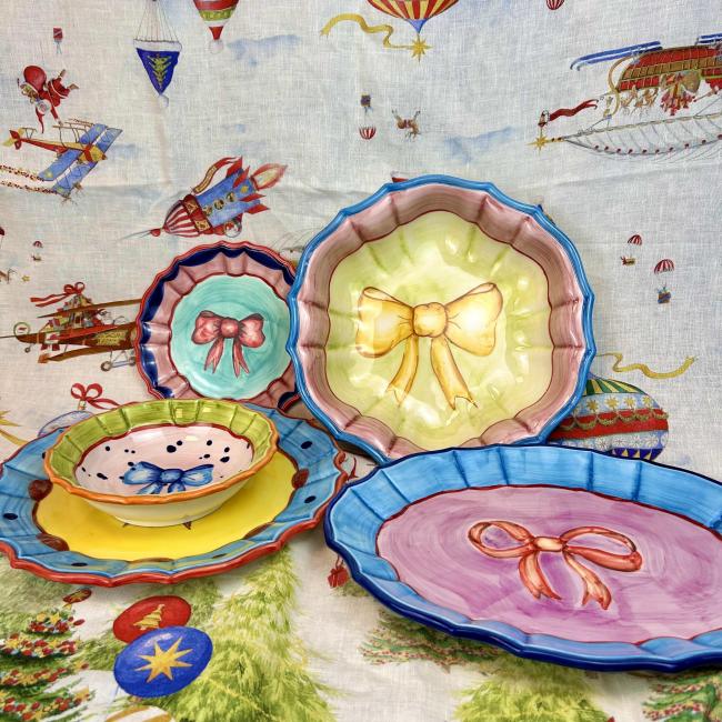 Fiocco di Colore - Grote ovale serveerschaal