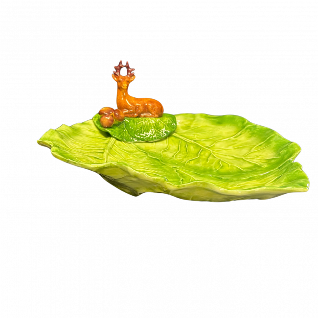 Siena Groene Presenteerschaal Hert