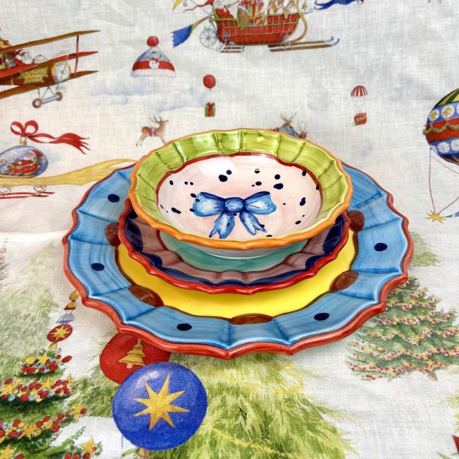 Fiocco di Colore - Grote ovale serveerschaal