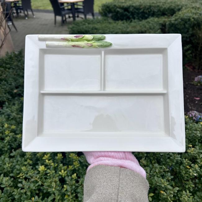 3 Vaks Aspergebord Groen