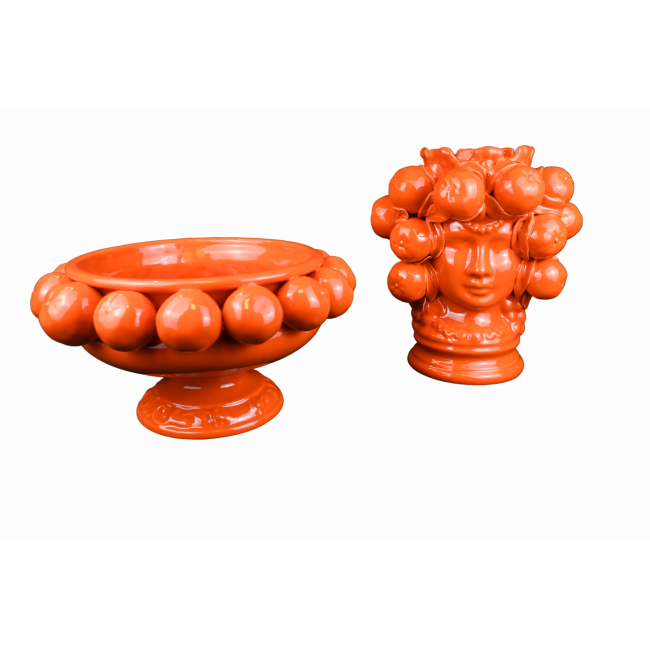 Testa di Moro Oranje Vaas