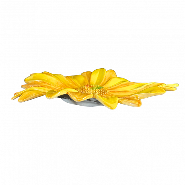 Fiori Schaal Geel L 34CM