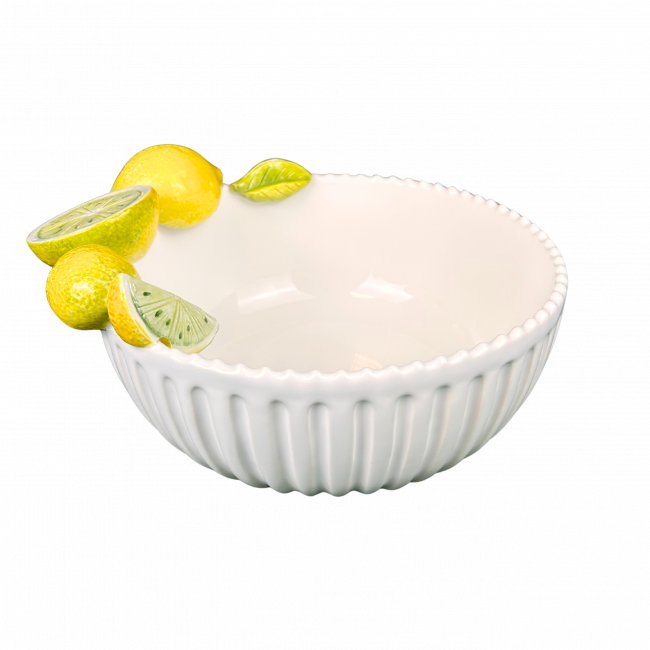 Exclusieve Citroenkom met Citroenen op de rand