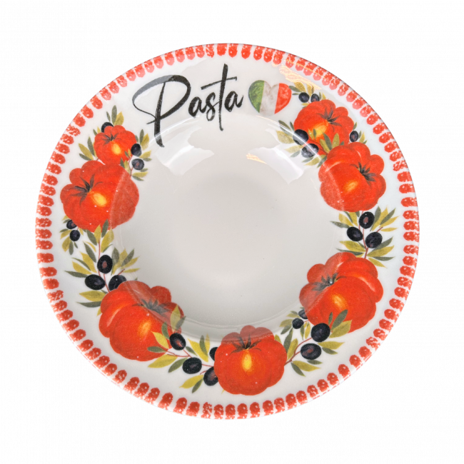 Pastabord Tomaat Olijf