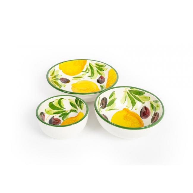 Venetië Antipasti schaaltje citroen/olijf 9cm