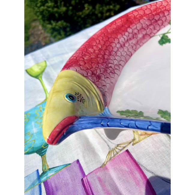 Grote Ovale Diepe Visschaal XXL 60x40