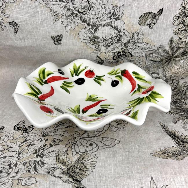 Golvende schaal Peper Olijf