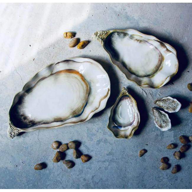 Ostrica - Naturel Oesterschaal medium